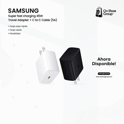 Cargador Samsung 45W